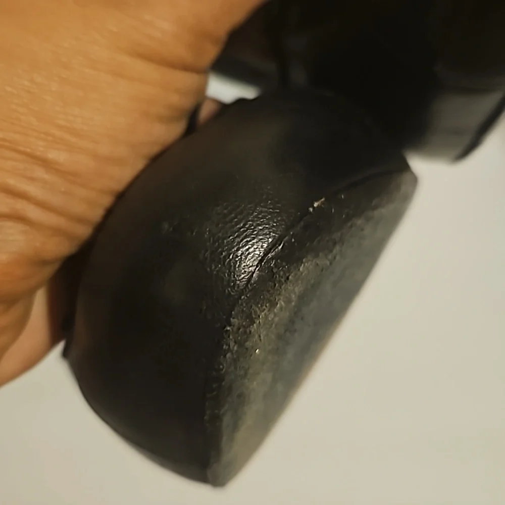 Chanel Black Leather Pumps Heels with Bow size 39 - Picture 14 of 15